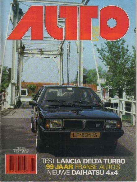 Autovisie 14 1984 : Lancia Delta HF Turbo - Daihatsu Rocky, Ophalen of Verzenden, Gelezen, Algemeen