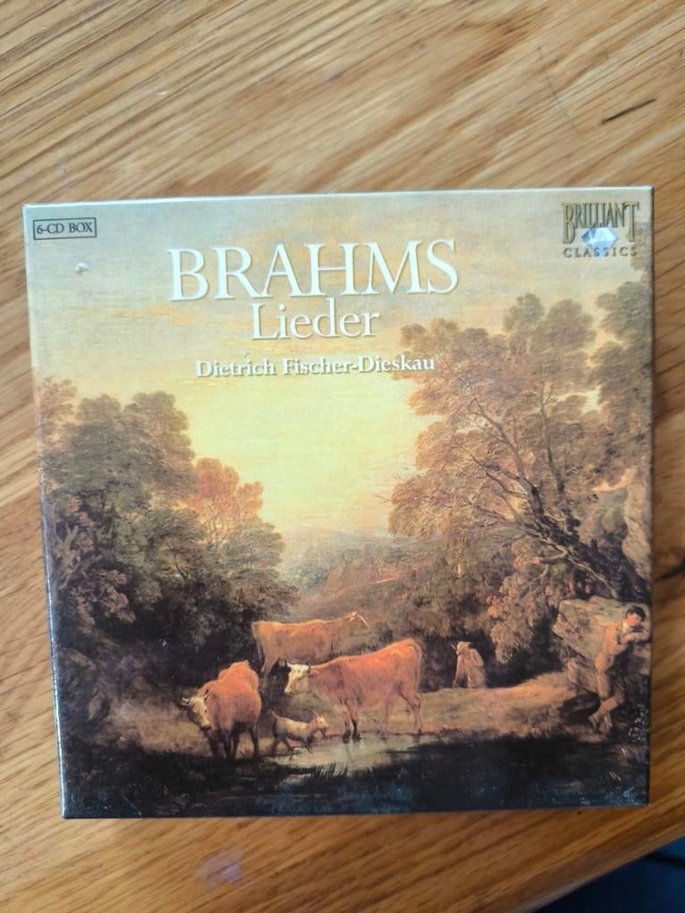 Brahms Lieder Dietrich Fischer - Dieskau, Ophalen of Verzenden, Romantiek, Zo goed als nieuw, Vocaal