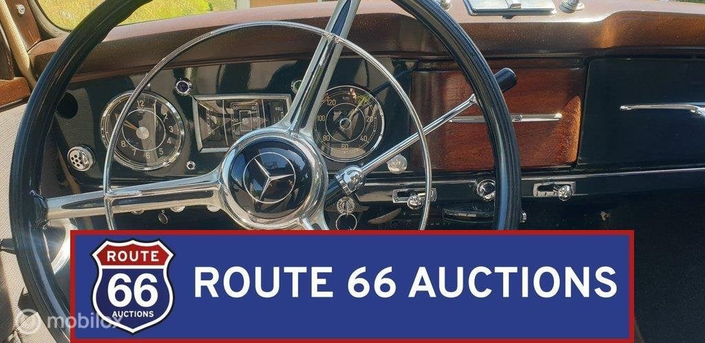 Mercedes-Benz 170 DS | 1952 | Route 66 Auctions, Auto's, Overige carrosserieën, Zwart, Mercedes-Benz, Bedrijf