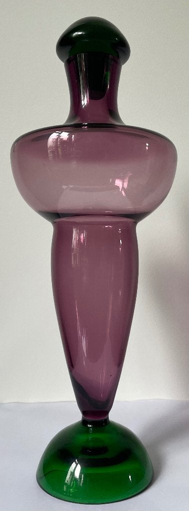 Vintage Mid-century space-age Memphis design glas, Antiek en Kunst, Verzenden
