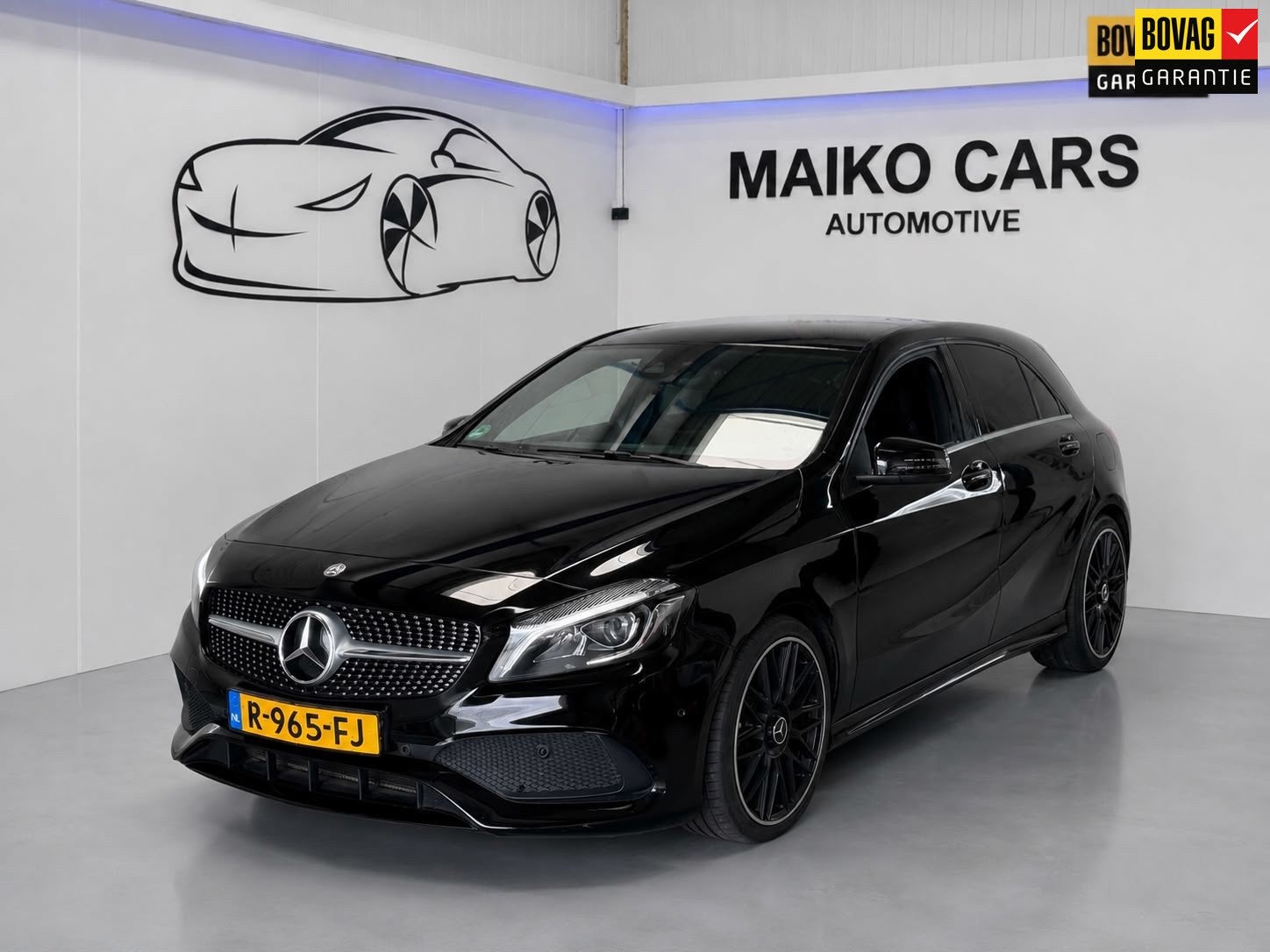 Mercedes-Benz A-klasse 220 Sport 4MATIC AMG Harman-Kardon, Automaat, 15 km/l, Gebruikt, Zwart
