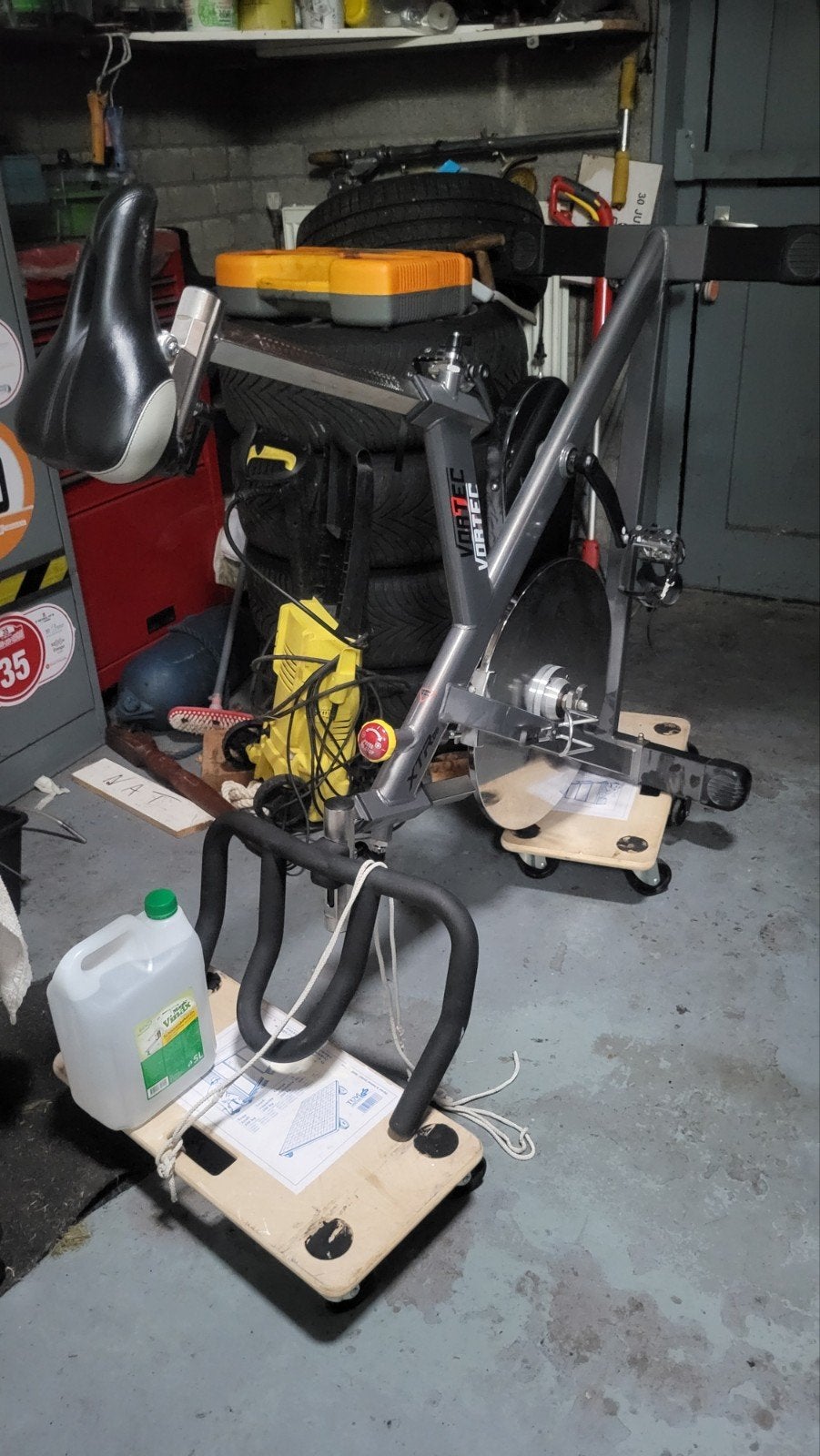 Vortec spinningfiets - Zo goed als nieuw, Minder dan 10 versnellingen, Heren, Aluminium, Zo goed als nieuw