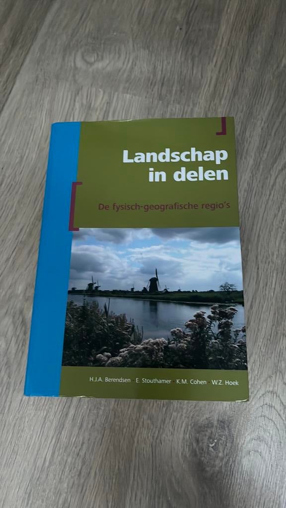 H. Berendsen - Landschap in delen, Gelezen, Ophalen of Verzenden, H. Berendsen; E. Stouthamer; W.Z. Hoek; K.M. Cohen, Natuurwetenschap