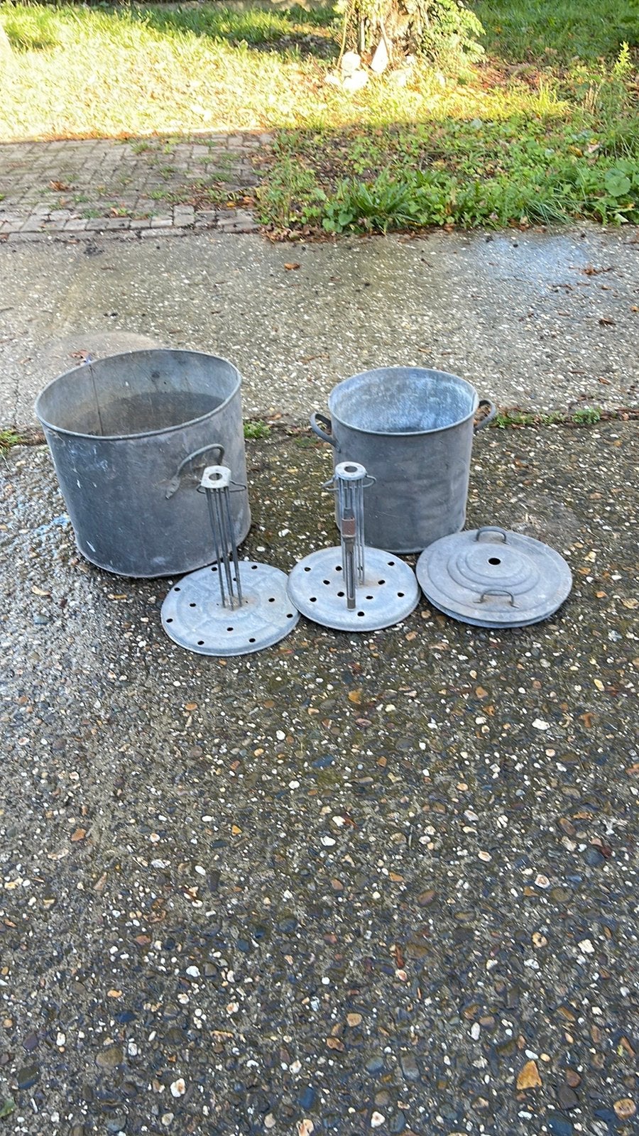Wekketel, Ophalen, Overige materialen, Gebruikt, Met deksel