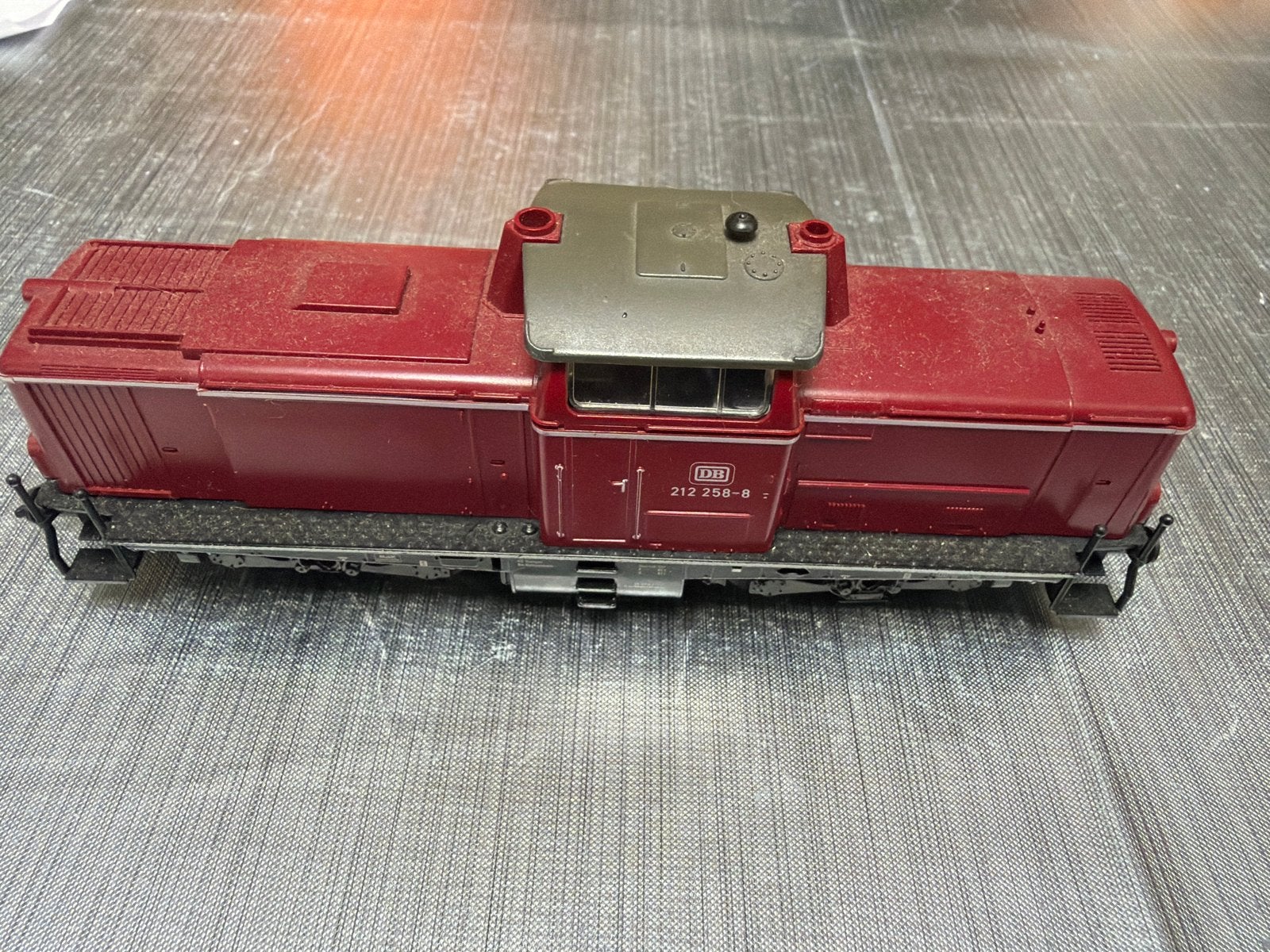 Fleischmann H0 - Dieselloc BR 212 258-8 DB (Analoog), Gebruikt, Fleischmann, Ophalen of Verzenden, Analoog