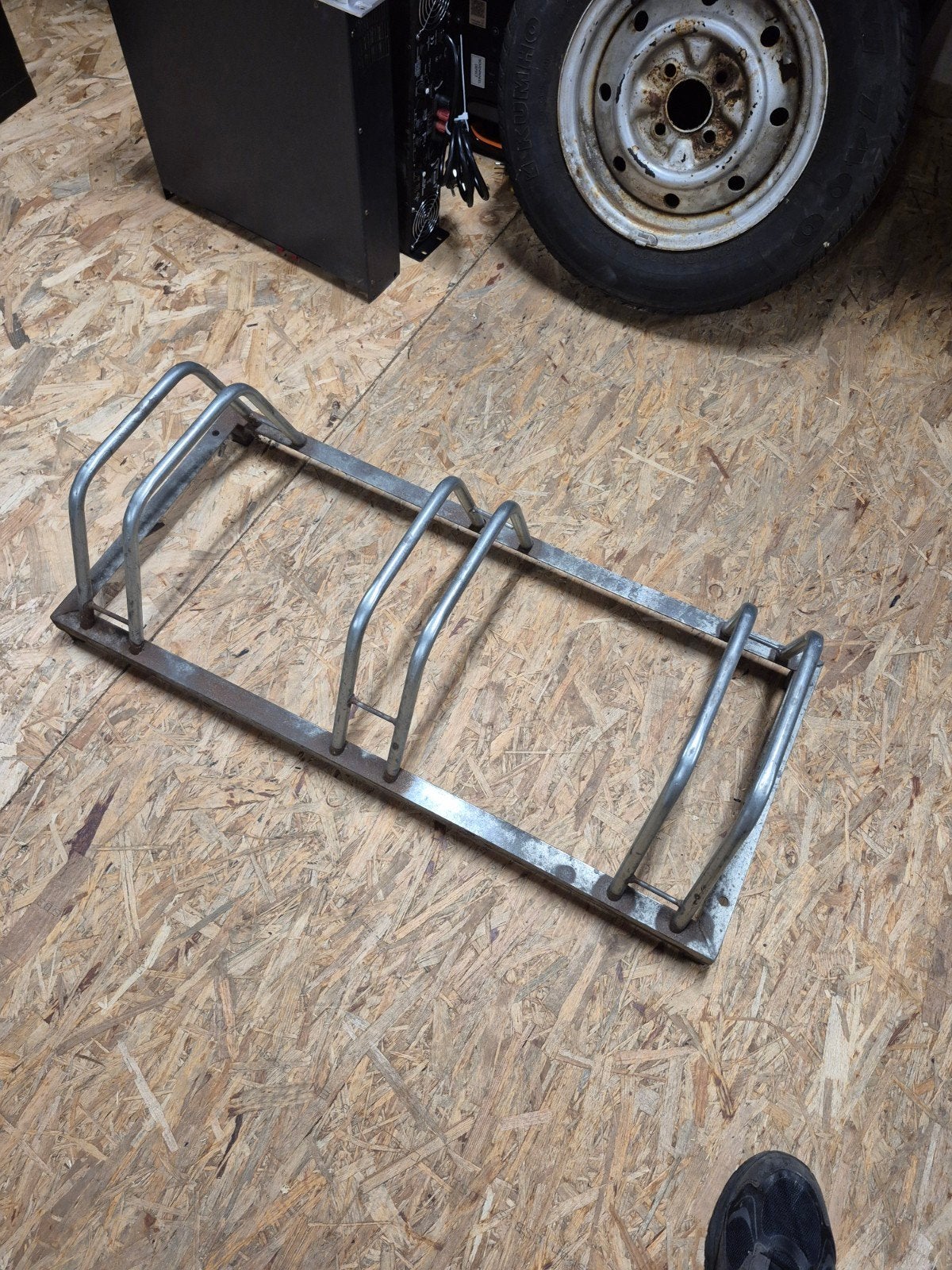 Fietsenrek voor 3 fietsen - Gebruikt, Ophalen, Gebruikt