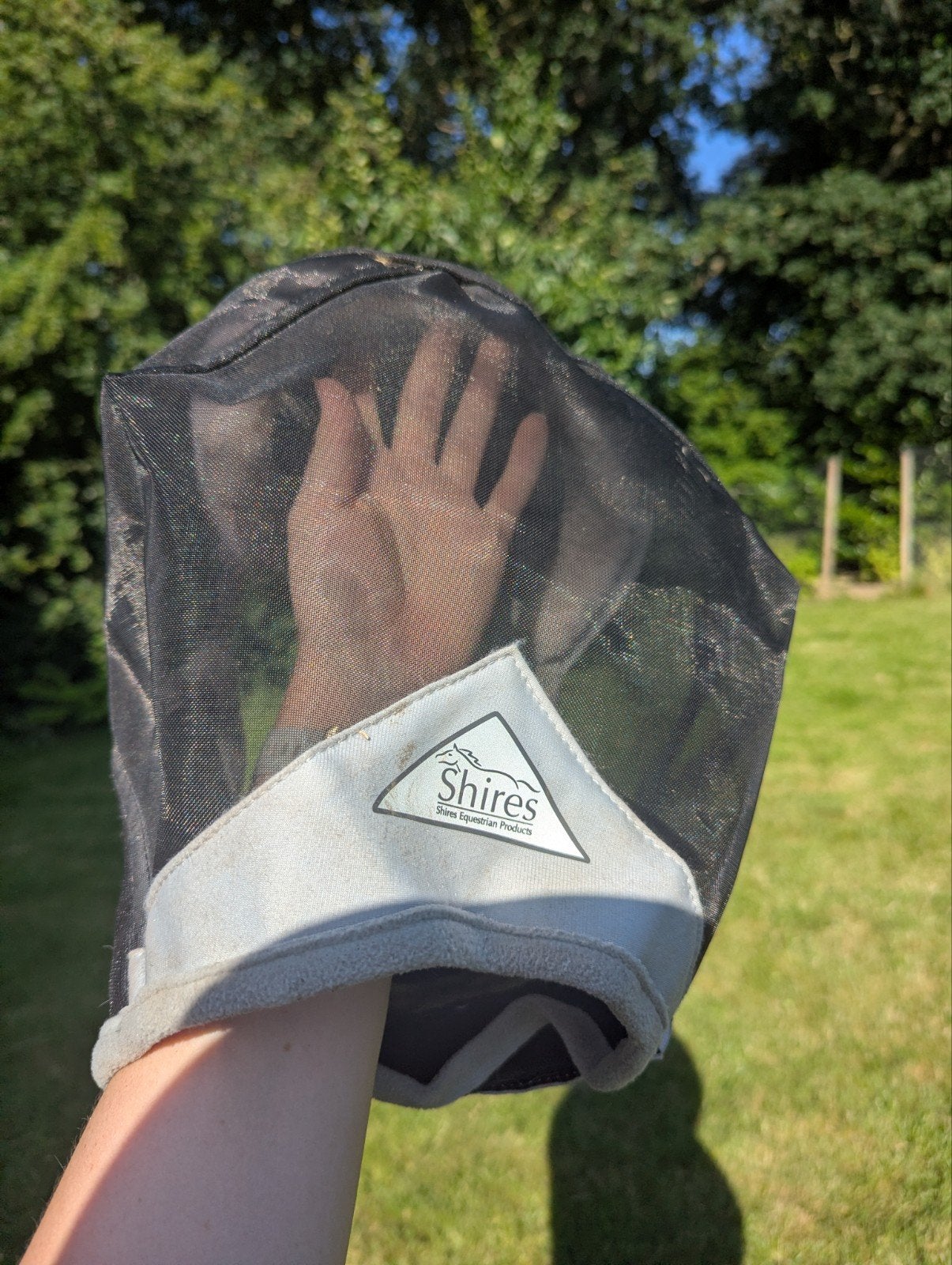 vliegen masker maat pony, Dieren en Toebehoren, Ophalen of Verzenden, Zo goed als nieuw