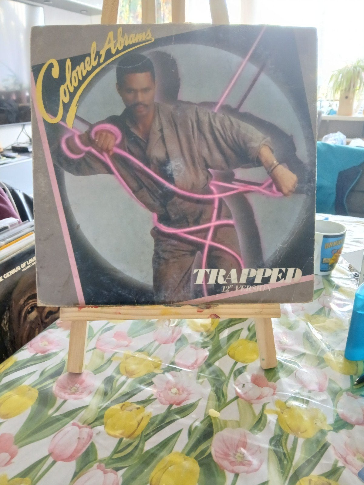 Colonel Abrams - Trapped (12 inch versie) maxi binyl, Ophalen of Verzenden, 1980 - 1989, Gebruikt, 12 inch