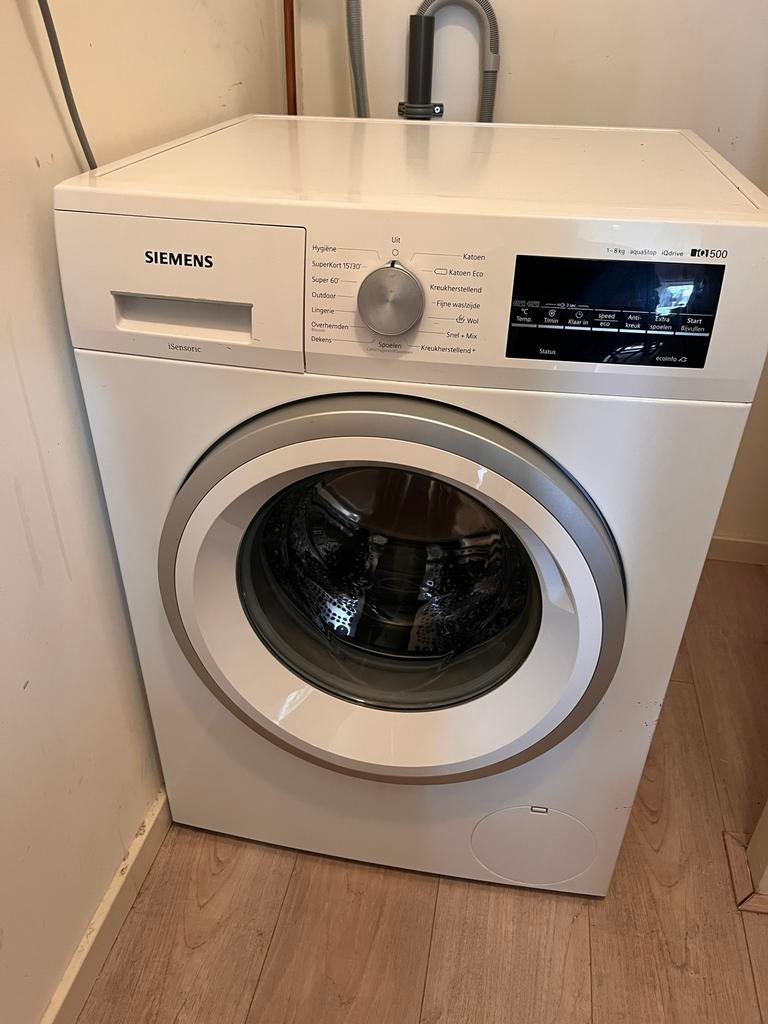 Siemens iQ500 wasmachine WM14T463NL/31, Ophalen, 1200 tot 1600 toeren, Gebruikt, Minder dan 85 cm