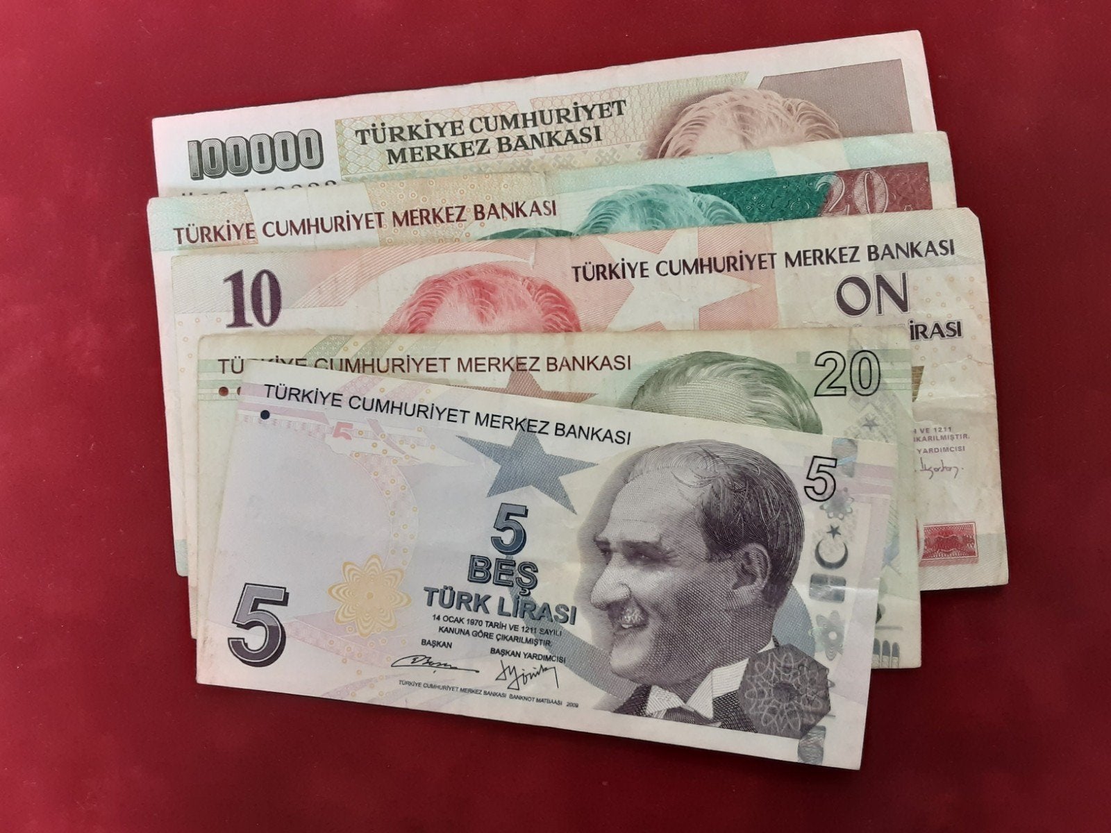 Bankbiljetten Turkije, Ophalen of Verzenden, Overige landen, Setje