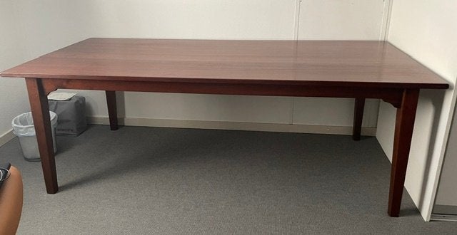 tafel, Huis en Inrichting, Tafels | Eettafels, Ophalen, Gebruikt, Klassiek, 200 cm of meer