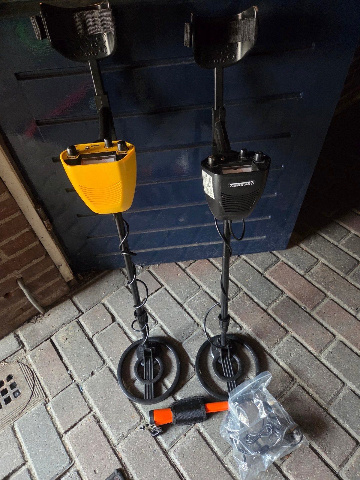 2x metaaldetector en pinpointer, Hobby en Vrije tijd, Ophalen, Zo goed als nieuw, Overige merken
