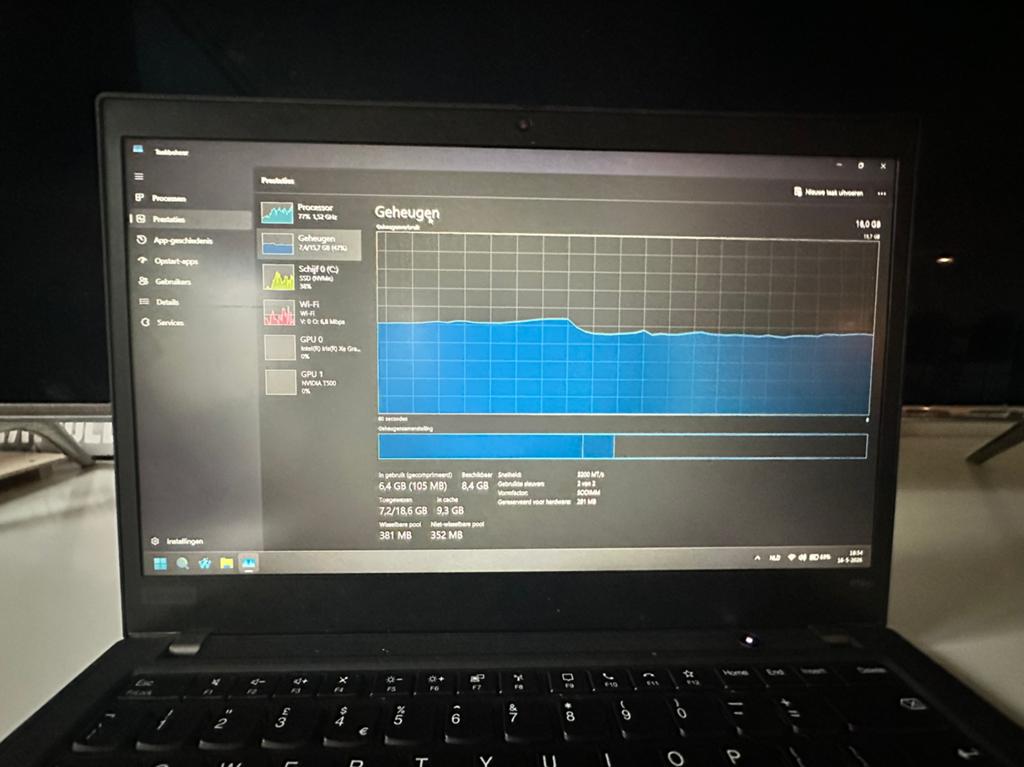 Lenovo thinkpad p14s met nvidia kaart!, Computers en Software, Windows Laptops, Zo goed als nieuw, 14 inch, SSD, 3 tot 4 Ghz, 16 GB