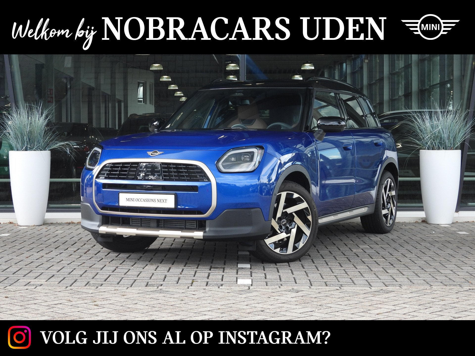 MINI Countryman C Automaat / Favoured Trim / Pakket L / 19", Gebruikt, Euro 6, Met garantie (alle), Blauw