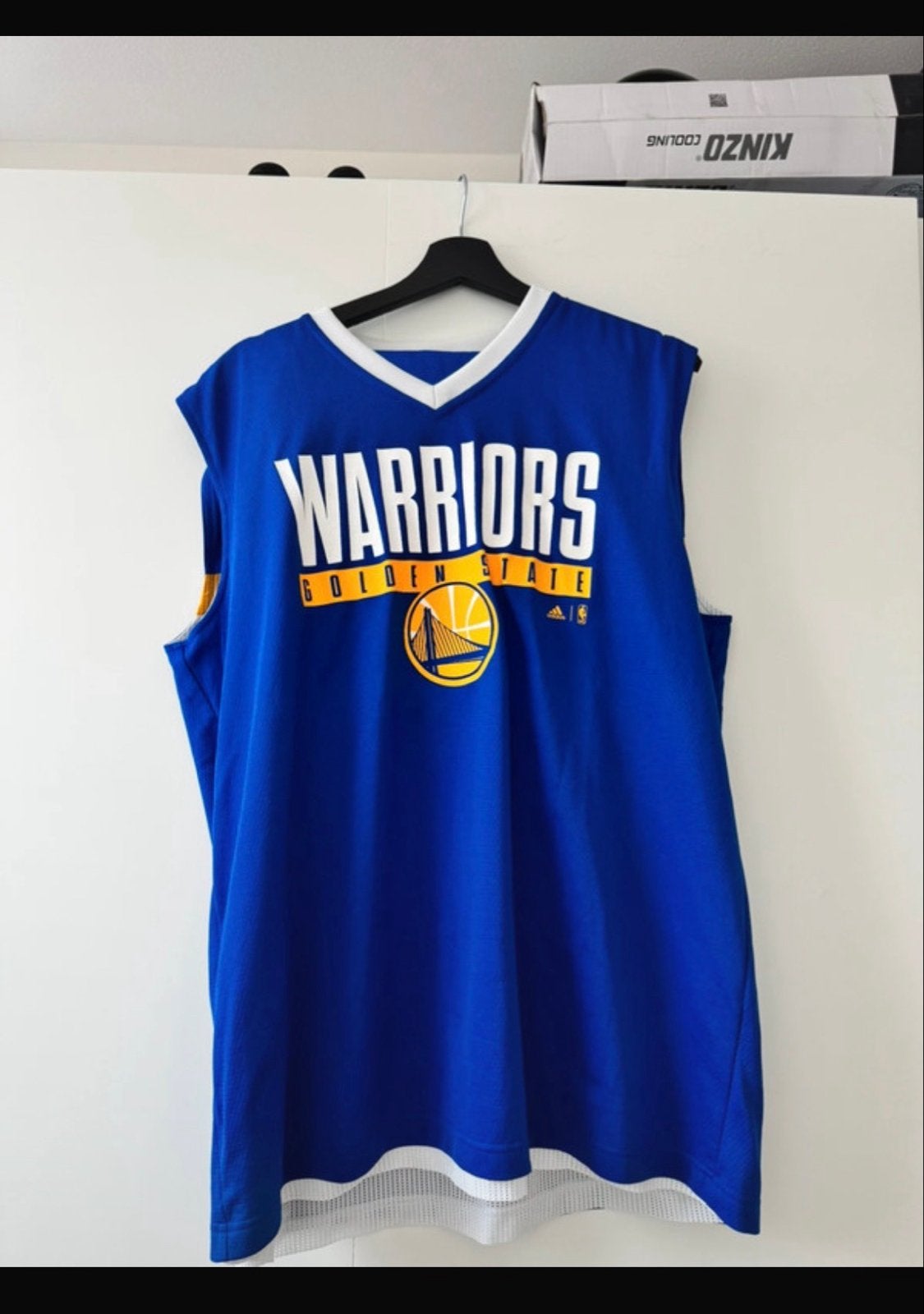 Golden State Warriors Basketbal Tenue, Maat 52/54 (L), Blauw, Ophalen of Verzenden, Gedragen