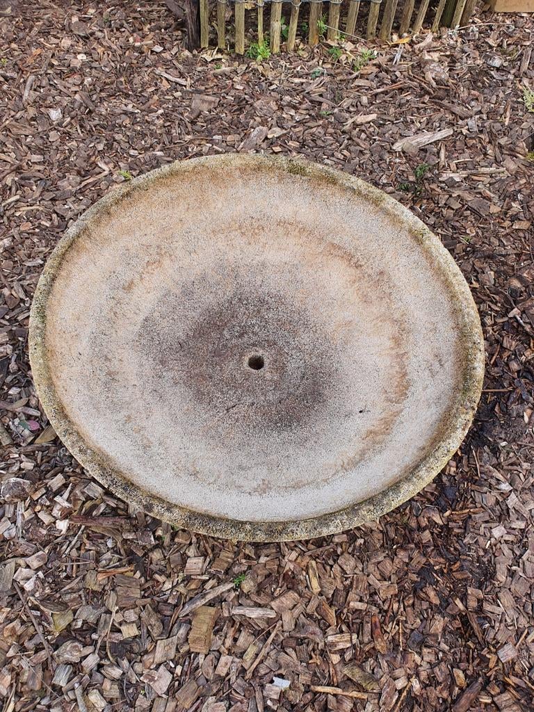 Grote tuinschaal, Ophalen, Rond