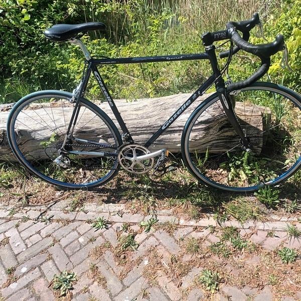 Gazelle racefiets special campagnolo 2x9 deukje bovenbuis 57, Ophalen, Gebruikt, Aluminium, 57 tot 61 cm