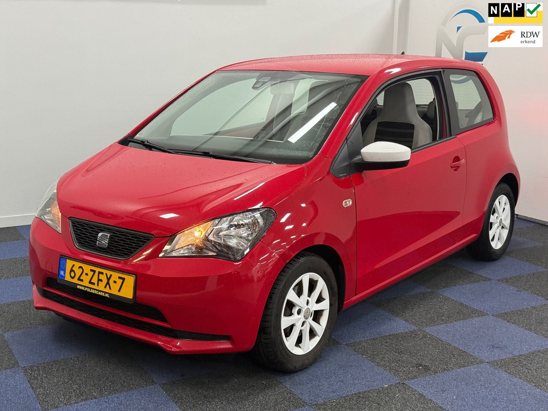 Seat Mii 1.0 Style Chic / RIJDT SCHAKELT GOED / AIRCO, Voorwielaandrijving, Gebruikt, 840 kg, 4 stoelen