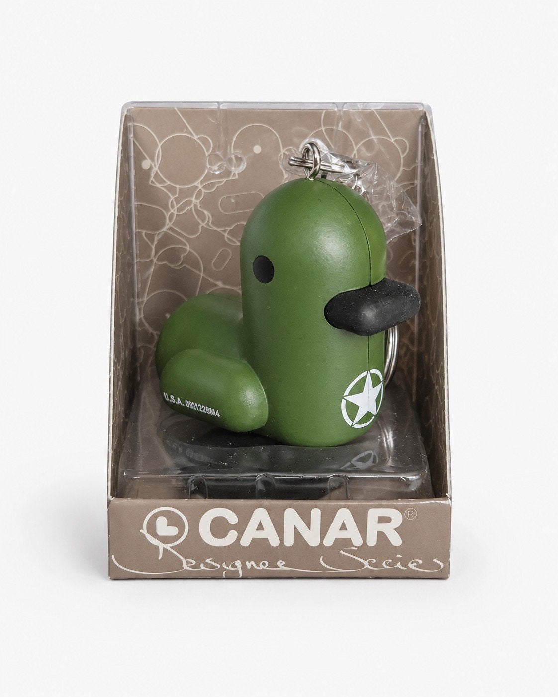 Canar DHINK Military eend sleutelhanger – nieuw in verpakkin, Verzamelen, Sleutelhangers, Ophalen of Verzenden, Nieuw, Knuffel of Figuurtje