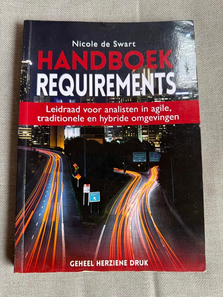 Handboek Requirements - Nicole de Swart (Gebruikt), Ophalen of Verzenden, Gamma, Gelezen, HBO