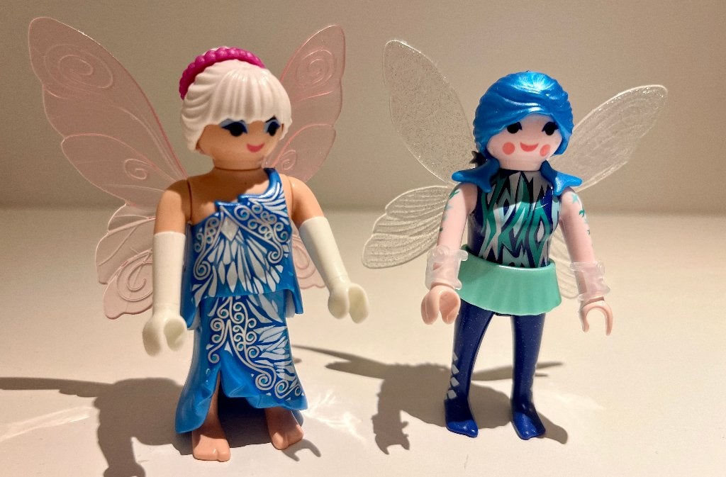 Playmobil feeën - 2 stuks, Ophalen of Verzenden, Zo goed als nieuw
