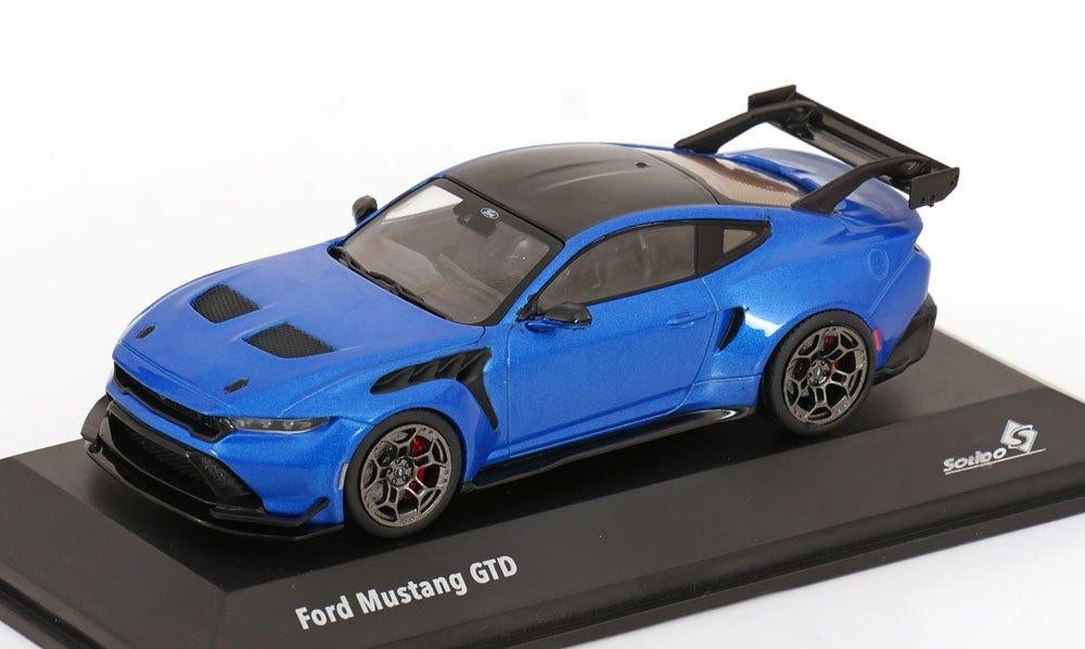 Ford Mustang GTD 2025 Blauw Metallic 1-43 Solido, Solido, Tschuiten@hotmail.com, Auto, Solido