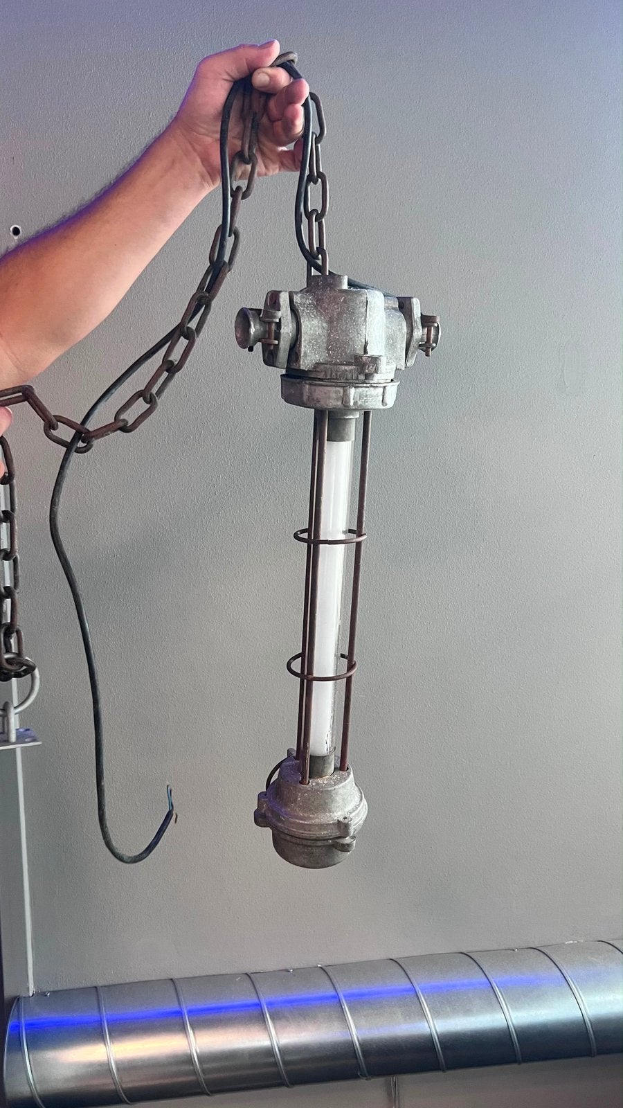 Tafel hanglamp, industriele kwaliteit, Ophalen, Gebruikt