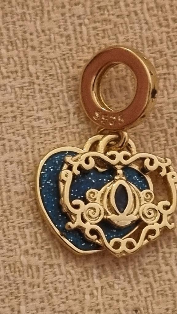 Assepoester Bedel Zilver Goudkleurig, Overige merken, Nieuw, Ophalen of Verzenden, 1 bedel