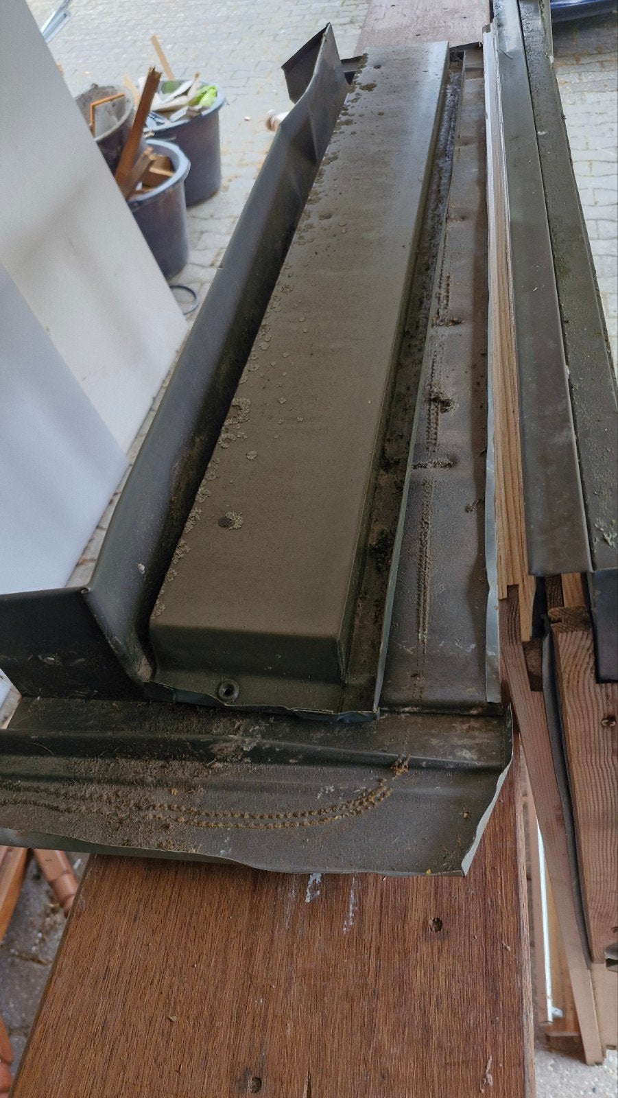 Velux dakraam, Ophalen, Gebruikt