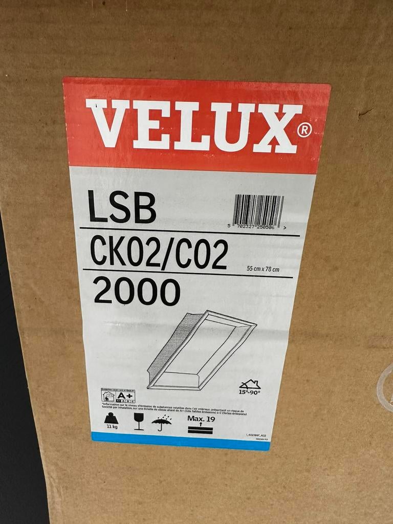 Velux dakraam interieur afwerking LSB CK02 2000 55x78 NIEUW, Ophalen, Minder dan 80 cm, Minder dan 80 cm, Nieuw