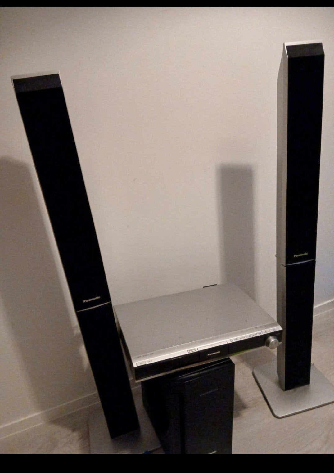 Panasonic Home Cinema Set met DVD-speler en 2.1 speakers, Gebruikt, Panasonic, 2.1-systeem, Ophalen of Verzenden