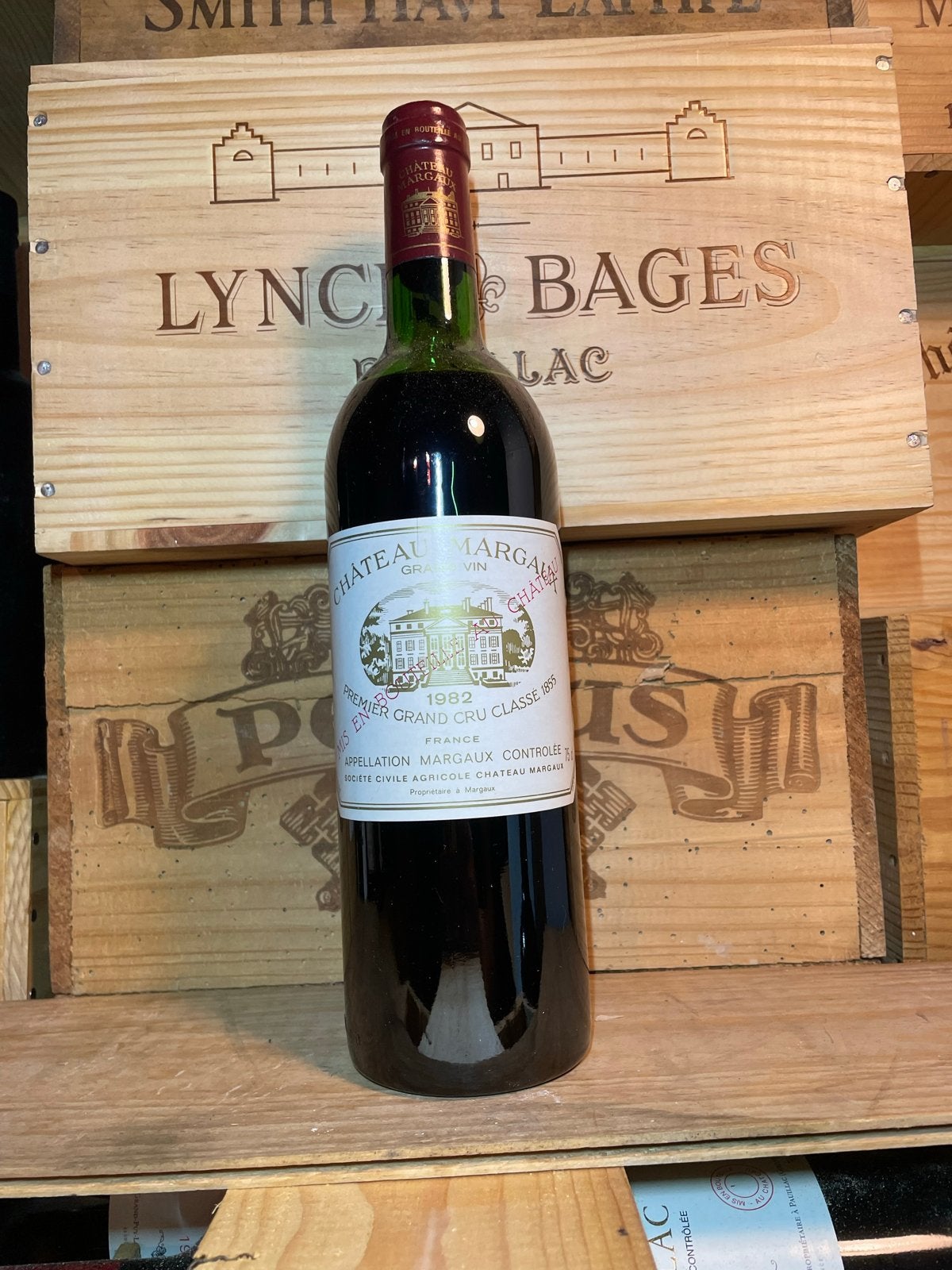 Château Margaux 1982 Premier Grand Cru Classé, Gebruikt, Frankrijk, Ophalen of Verzenden, Rode wijn