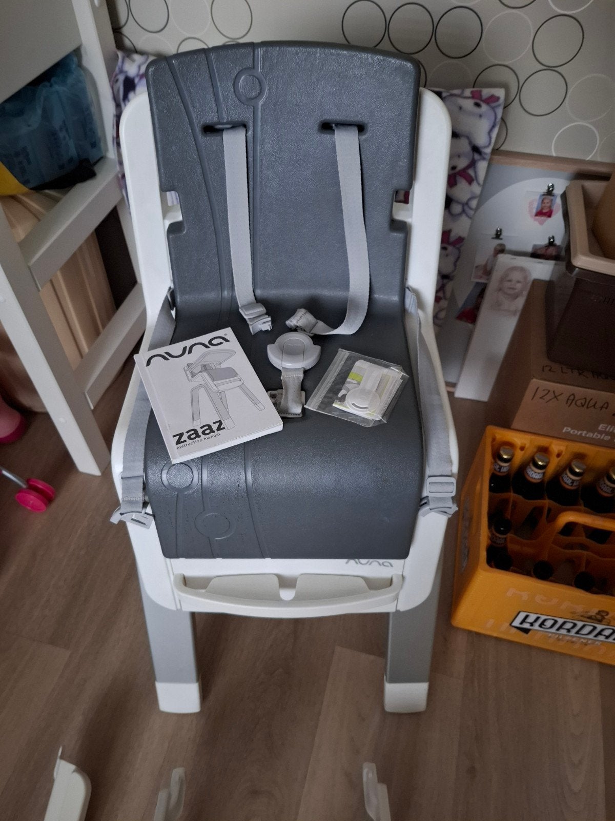 Nuna Zaaz kinderstoel. Meegroeistoel., Kinderen en Baby's, Ophalen, Gebruikt, Meegroeistoel, Gordel(s)