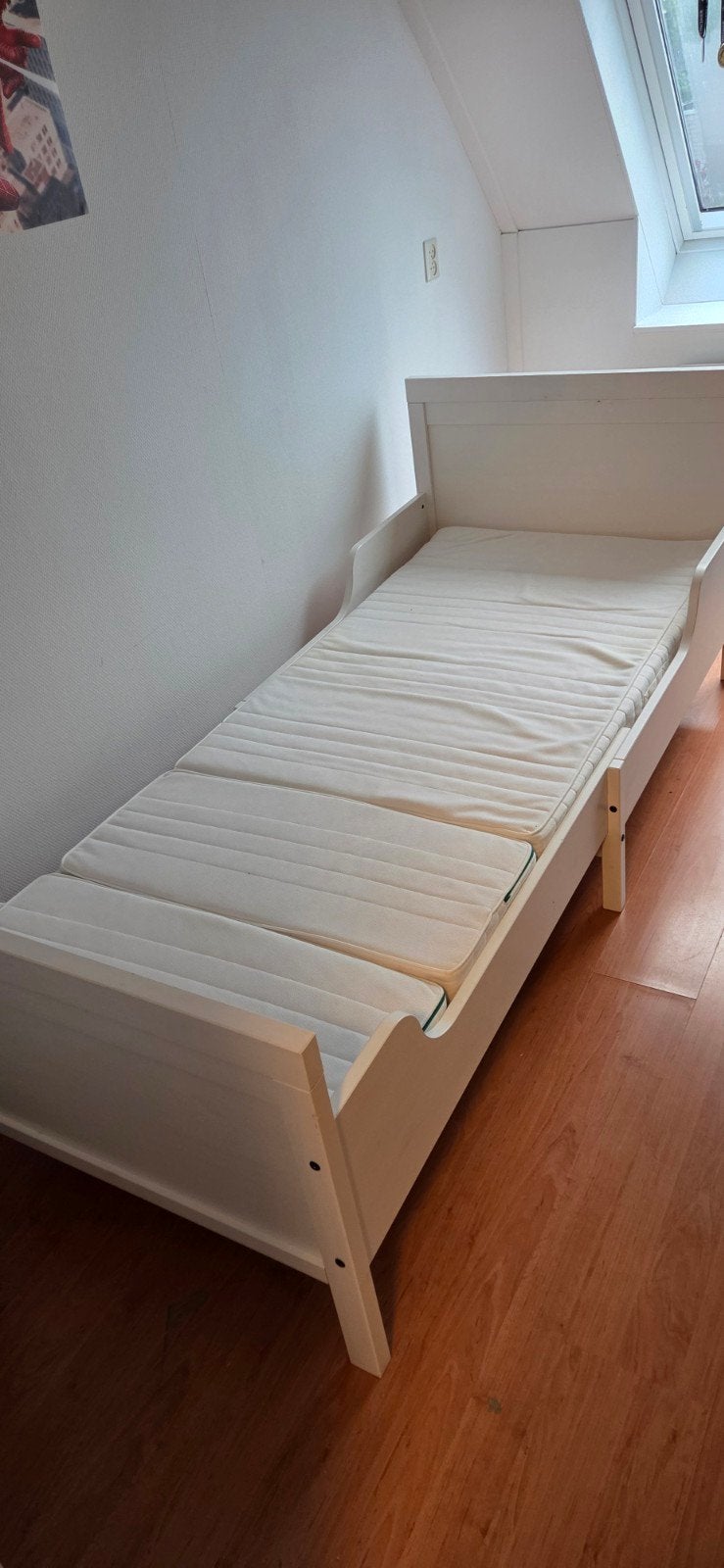 ikea meegroei bed kind, Ophalen, Eenpersoons, Wit, Zo goed als nieuw