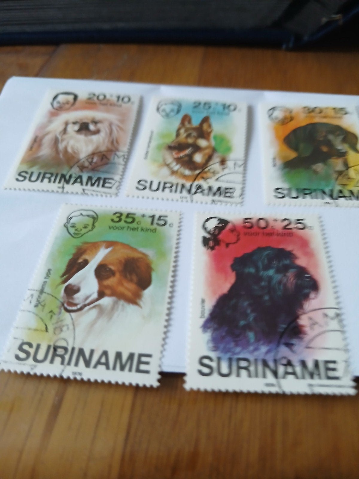 Suriname serie uit 1976 catnr 43/47, Ophalen of Verzenden
