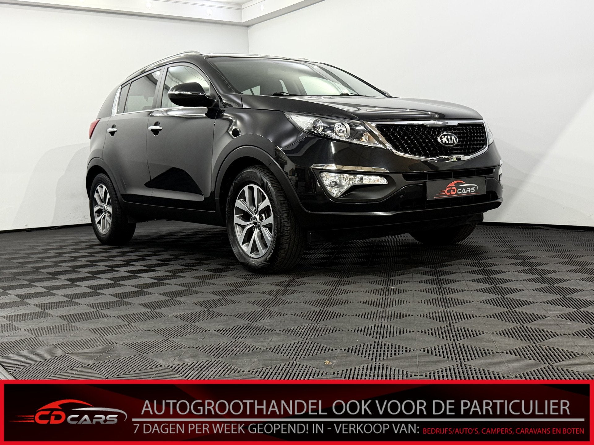 Kia Sportage 1.6 GDI X-treme DynamicLine Leder, Camera, Navi, Auto's, Voorwielaandrijving, 135 pk, 4 cilinders, Zwart