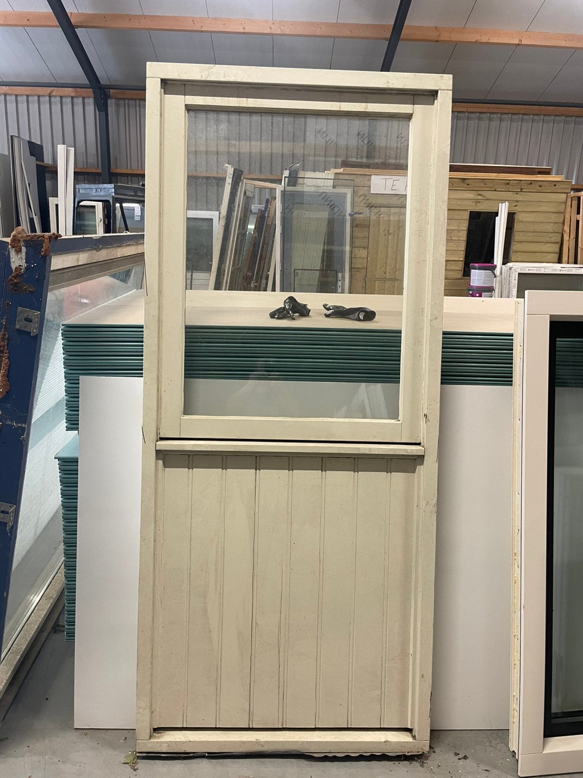 Kozijn met dubbelglas 975*2220, Ophalen, Minder dan 3 meter, Zo goed als nieuw, H