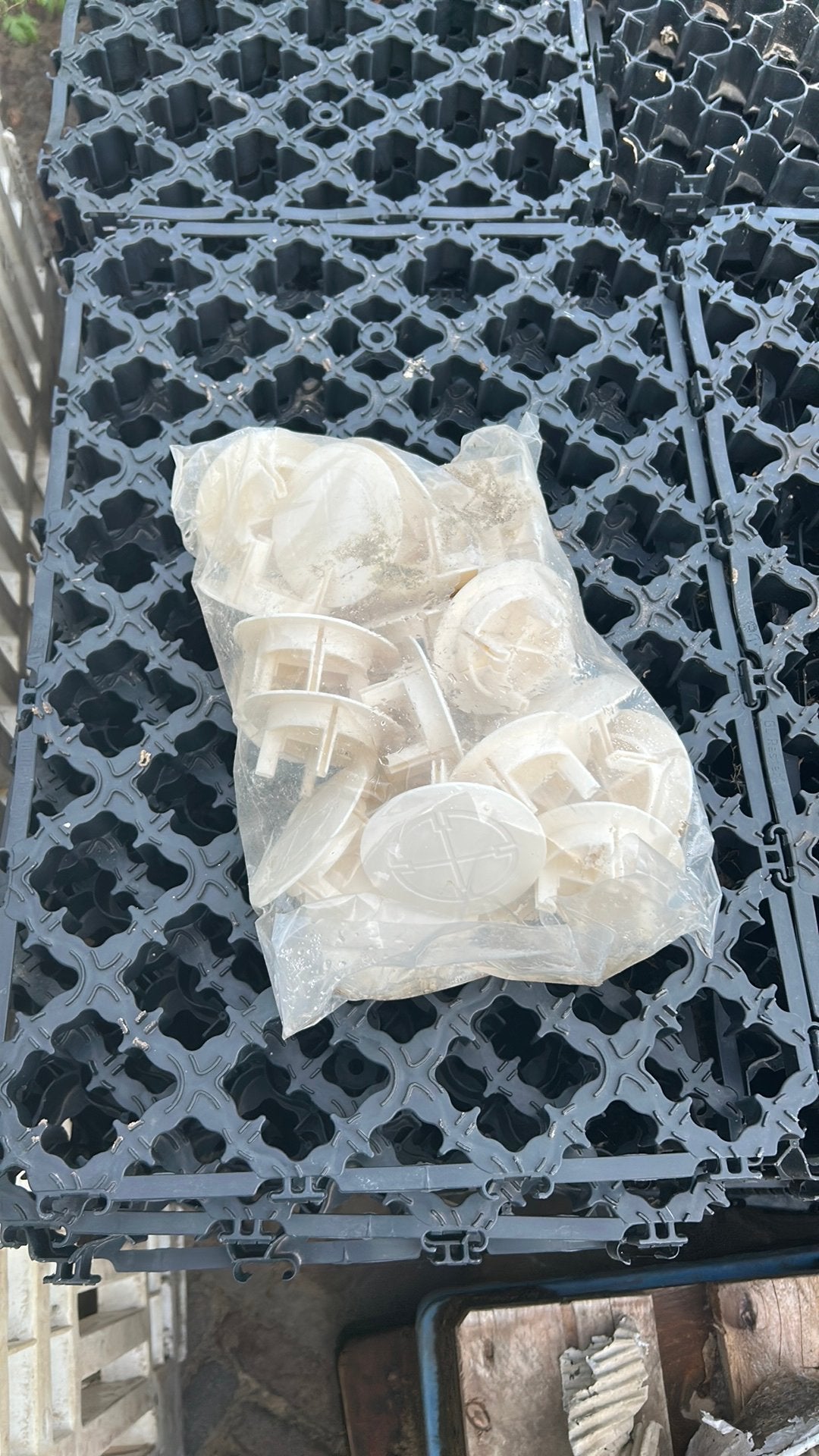 Gras/grindtegels 60x40, Ophalen, Kunststof, Overige typen, Nieuw