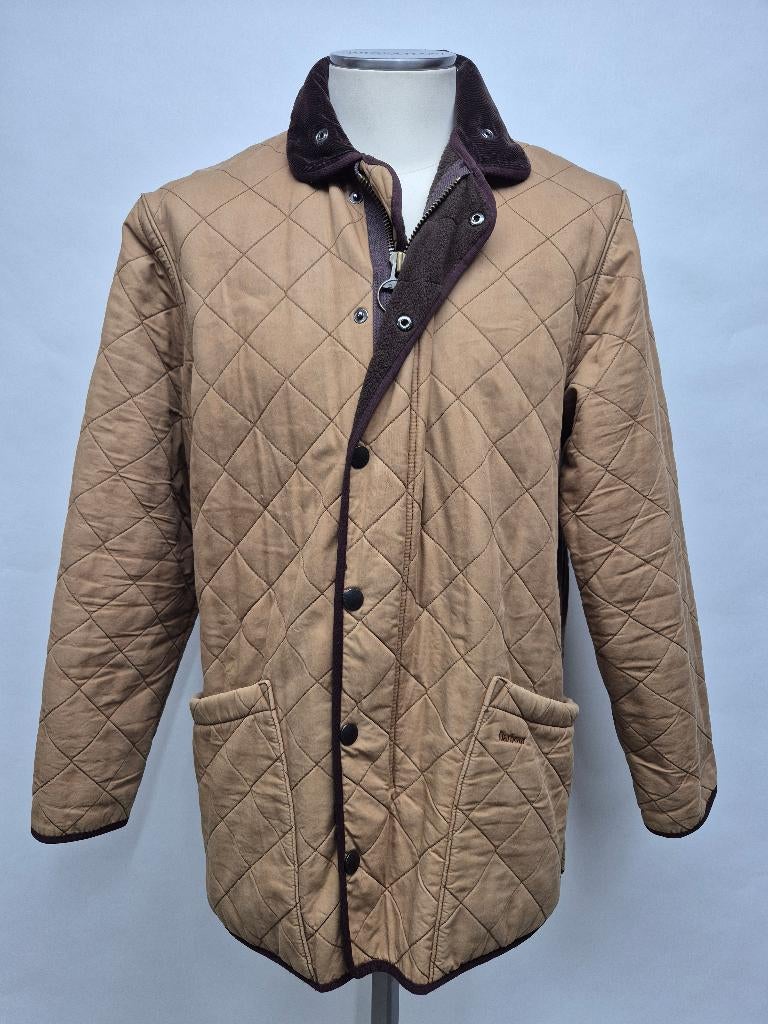 Barbour heren 'Polarquilt' fleece jas, maat Large, Kleding | Heren, Jassen | Winter, Maat 52/54 (L), Ophalen of Verzenden, Gedragen