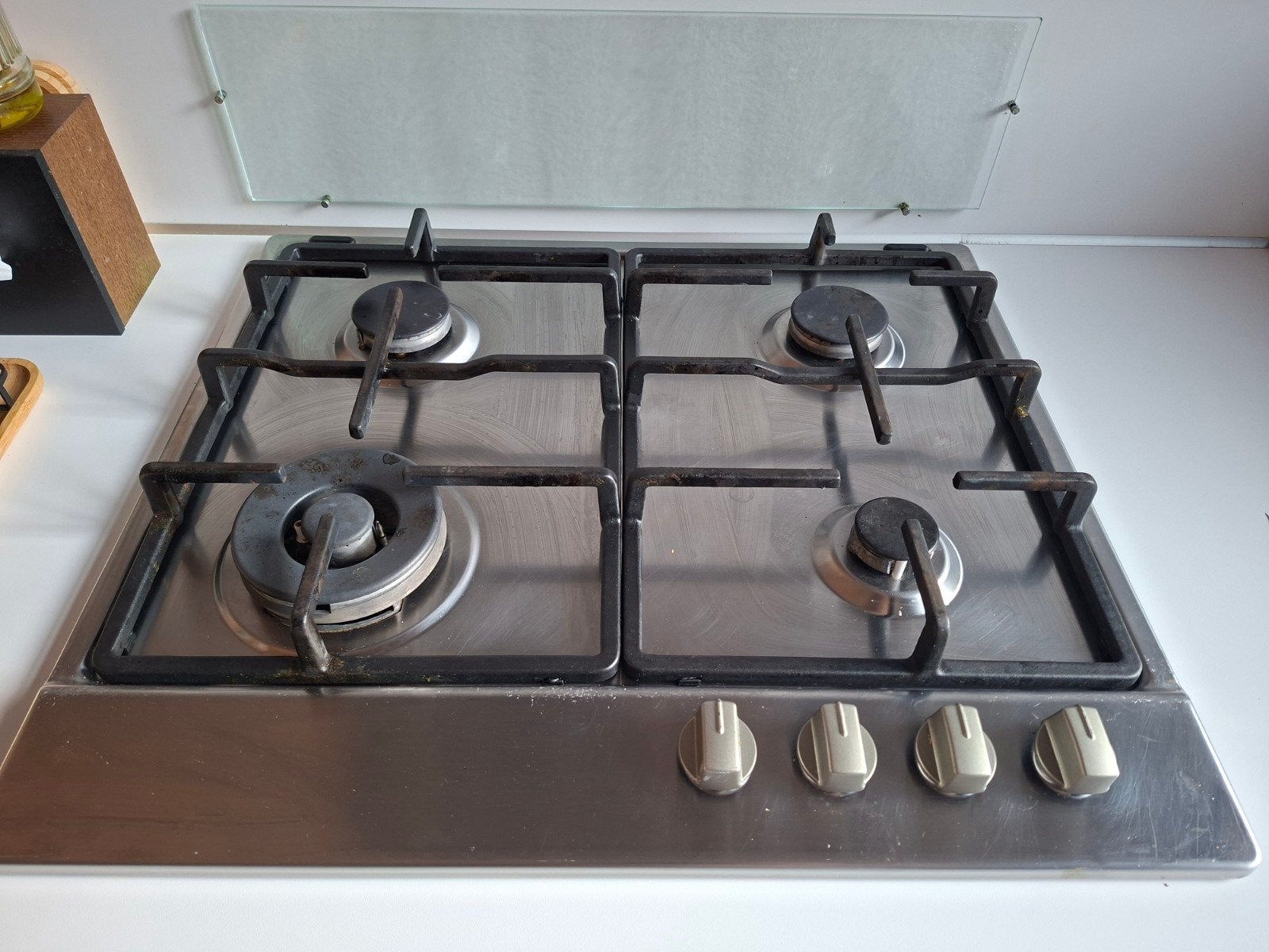 Gas kookplaat met 4 branders - Inbouw, Ophalen of Verzenden, Inbouw, Gas, 4 kookzones