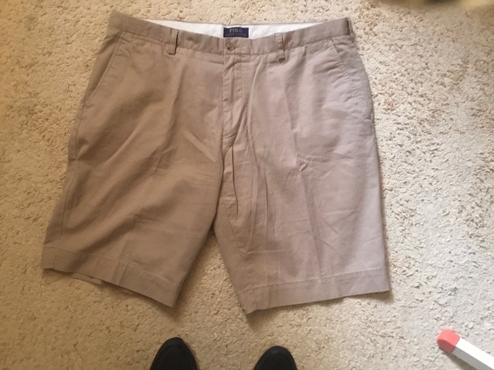 Bermuda Ralph Lauren heren, Kleding | Heren, Broeken en Pantalons, Ophalen, Zo goed als nieuw, Maat 52/54 (L), Beige