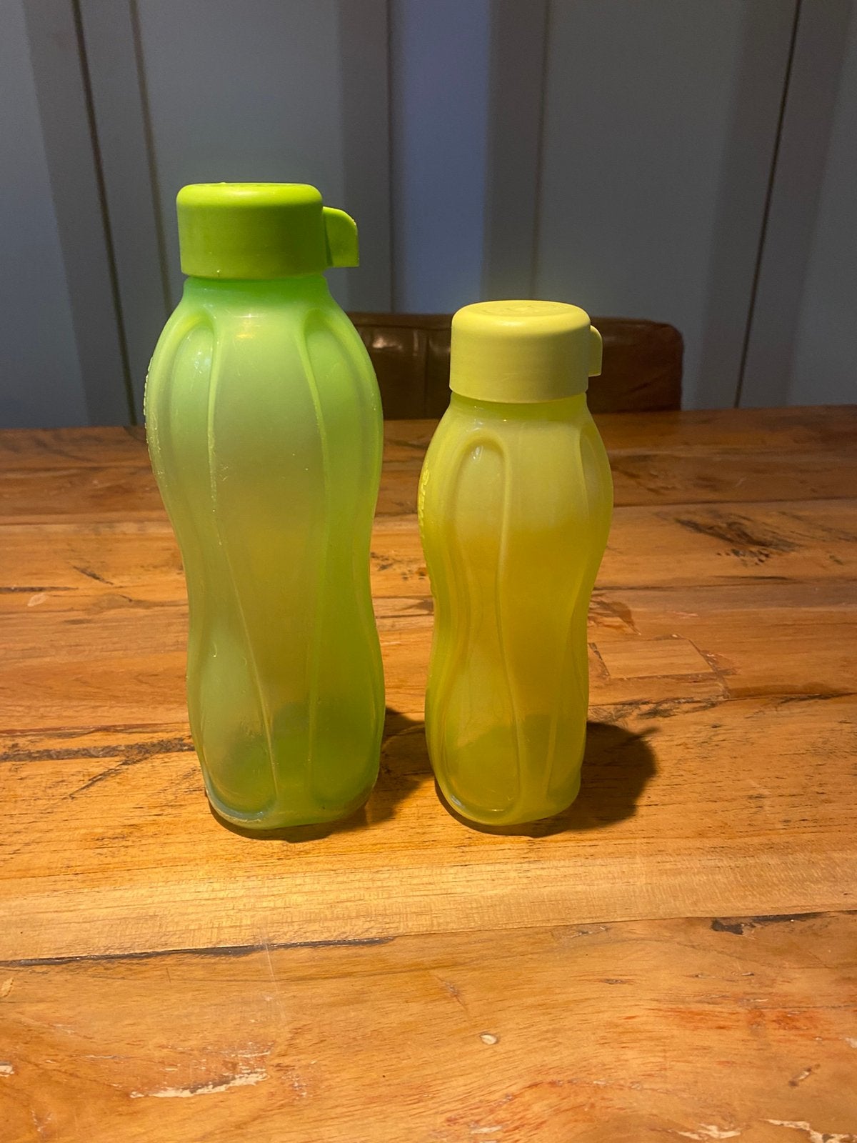 Tupperware flesjes, Huis en Inrichting, Keuken | Tupperware, Ophalen of Verzenden, Groen, Drinkfles