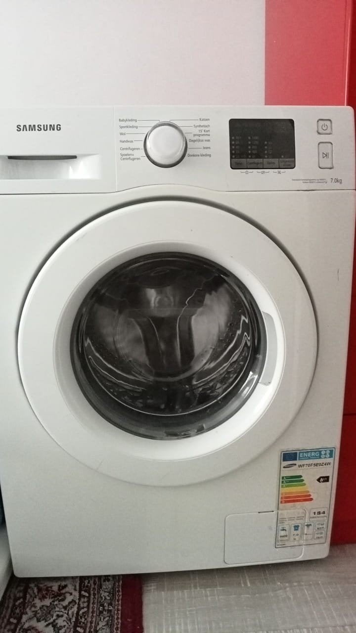 Samsung Wasmachine 7kg A++, Witgoed en Apparatuur, Ophalen, Gebruikt, Energieklasse A of zuiniger, Voorlader