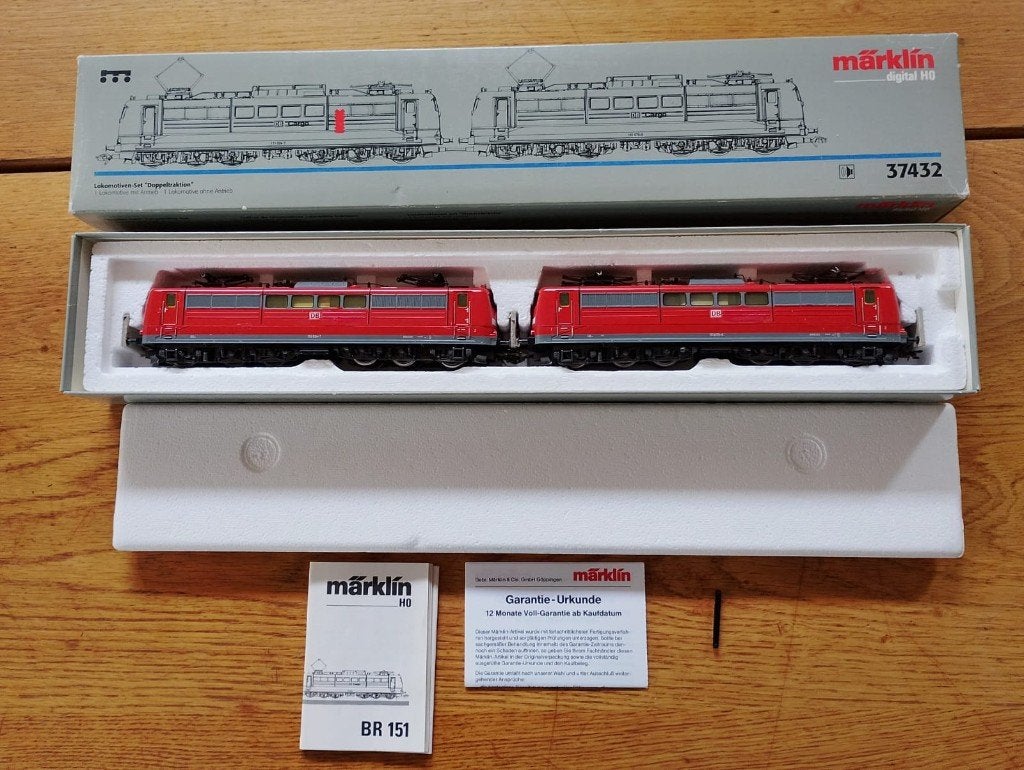 Märklin digitaal 37432 dubbeltractie, Wisselstroom, Gebruikt, Locomotief, Ophalen of Verzenden