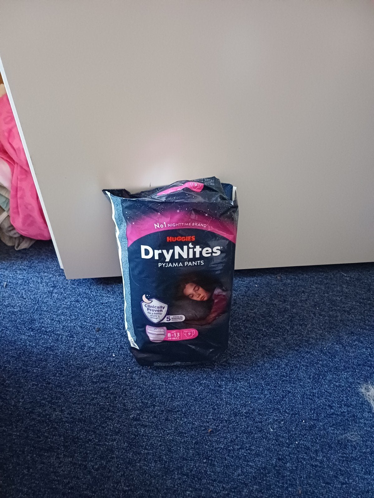 huggies drynites age 8-13 /30-48 kg, Ophalen