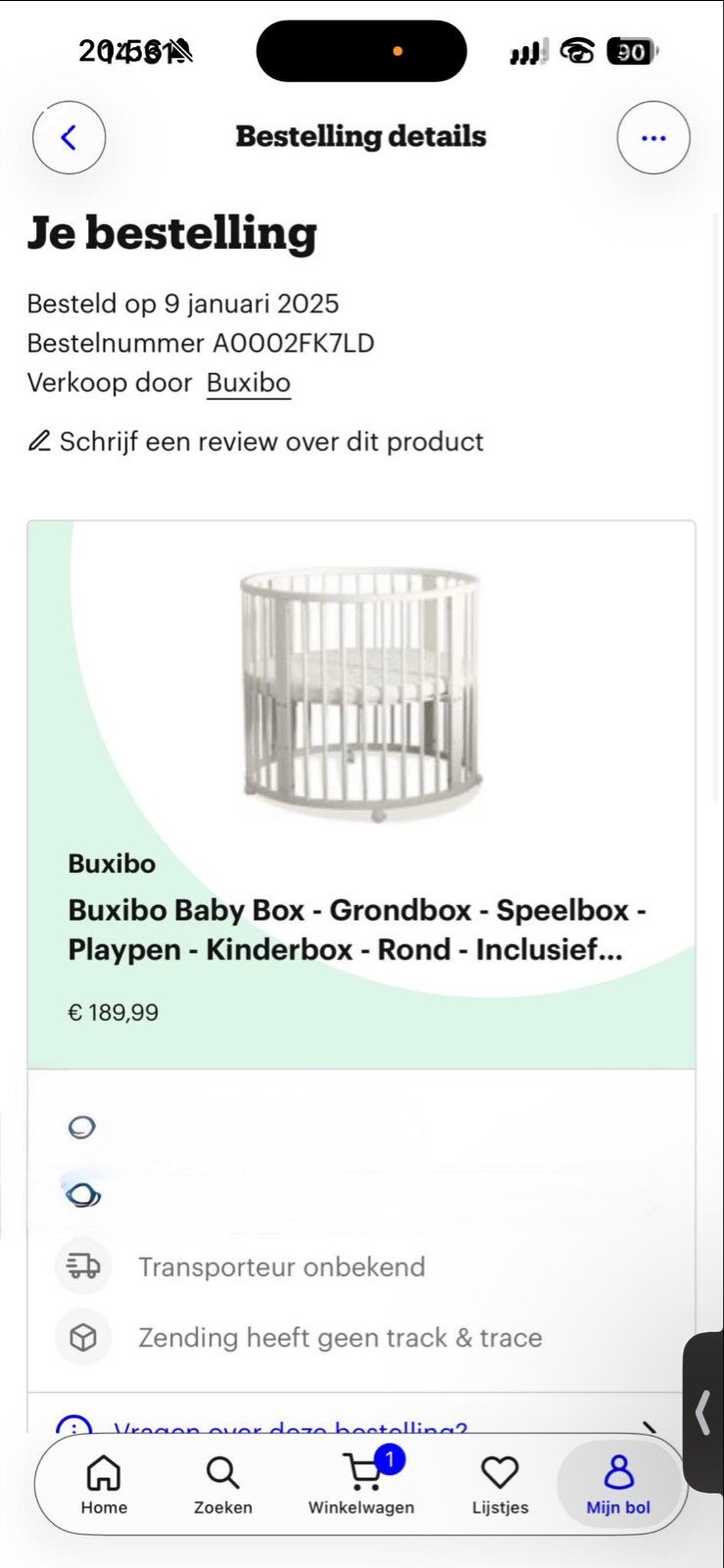 Complete baby inboedel: wieg, badset, schommelstoel, Ophalen, Zo goed als nieuw