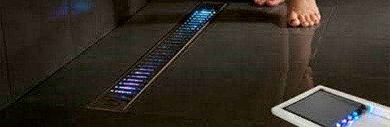 LED verlichting voor douchegoot / douchedrain SENCYS -55%!!!, Ophalen of Verzenden, Nieuw, Zwart