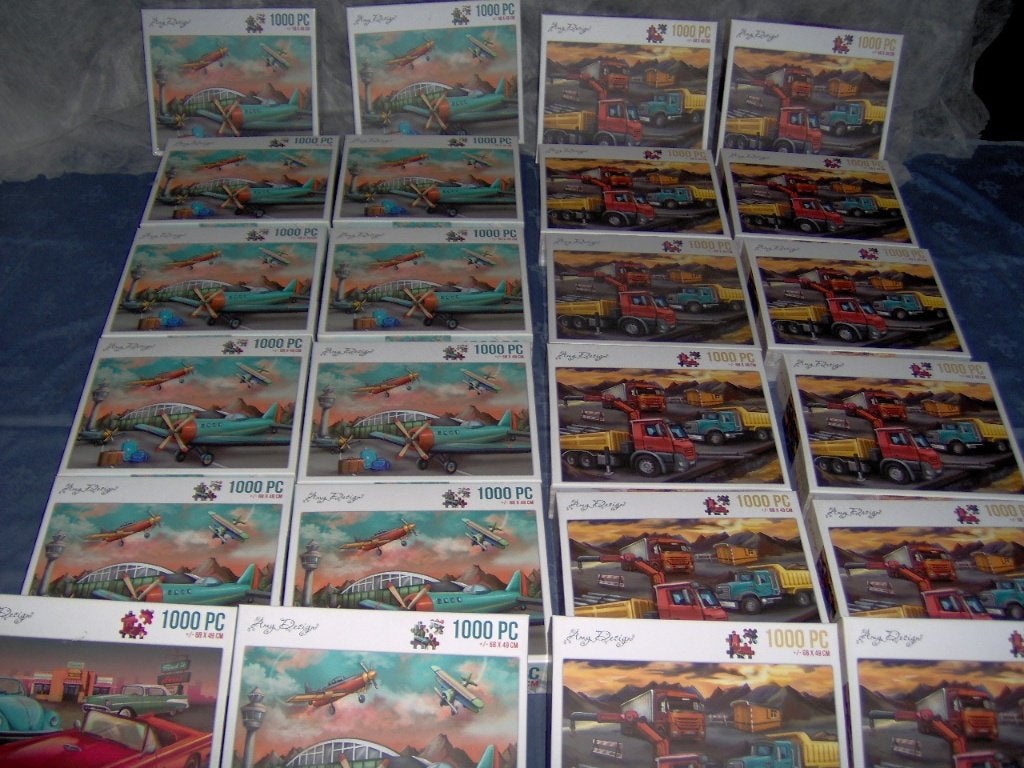 partijtje puzzels nieuw, Ophalen, 500 t/m 1500 stukjes, Nieuw, Legpuzzel
