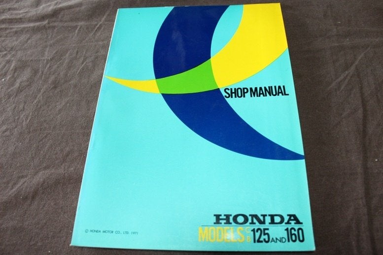 Honda CB125 CB160 1971 twins motorcycle shop manual, Ophalen of Verzenden, Honda