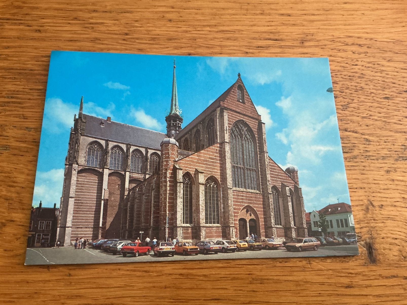 C3696 Goes kerk OPEL KADETT PEUGEOT 505, Ophalen of Verzenden, 1960 tot 1980, Zeeland
